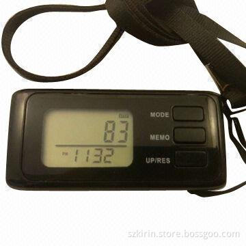 Pedometer, Works Accurately at Any Direction Record Step 0 to 999,999 Step/0 to 9,999.99 Distance